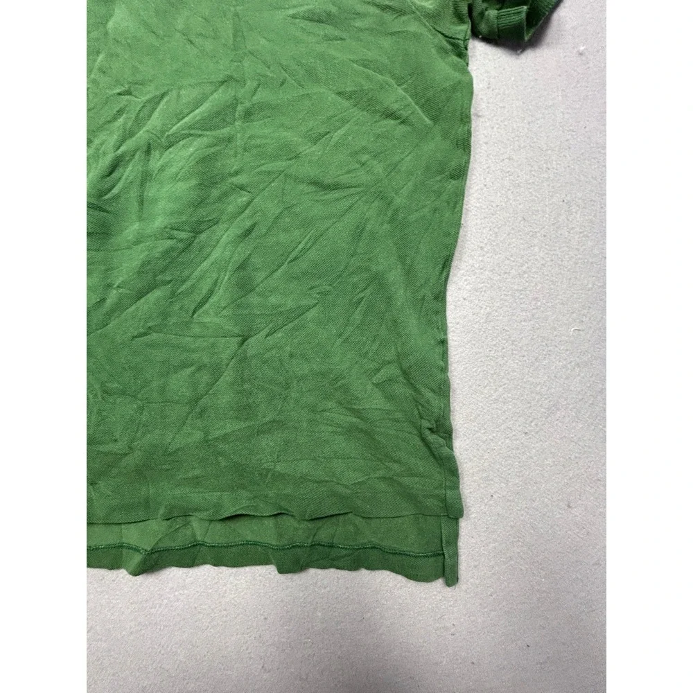 Polo Ralph Lauren Polo Shirt Cotton Pique Green Large Mens